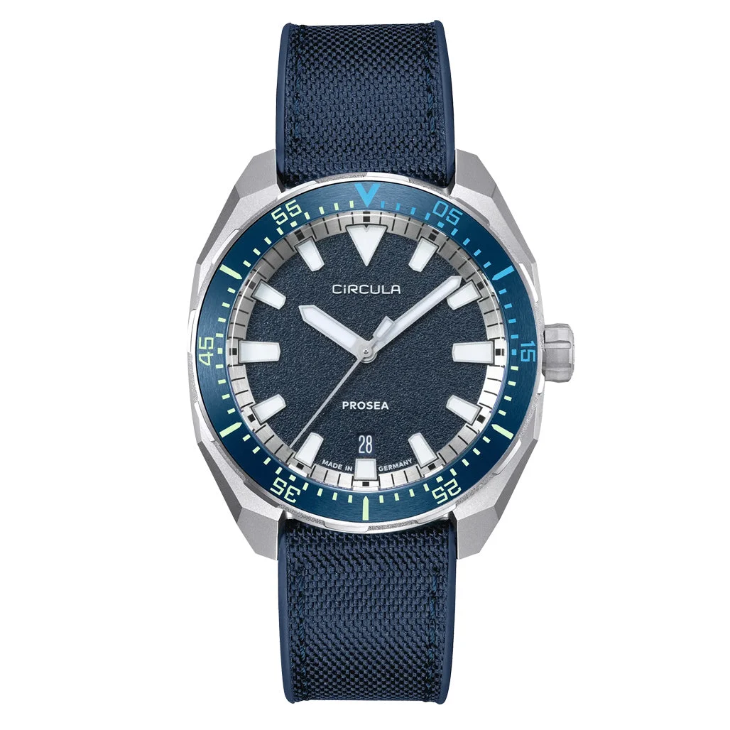 Circula ProSea Dark Blue Dive Watch #PS-SH-NN 46 mm kol saati