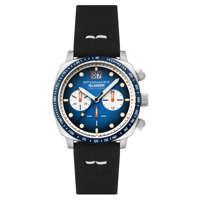 Spinnaker Islander LE Hull Chronograph with Ocean Blue Dial #SP-5068-LIW0C kol saati