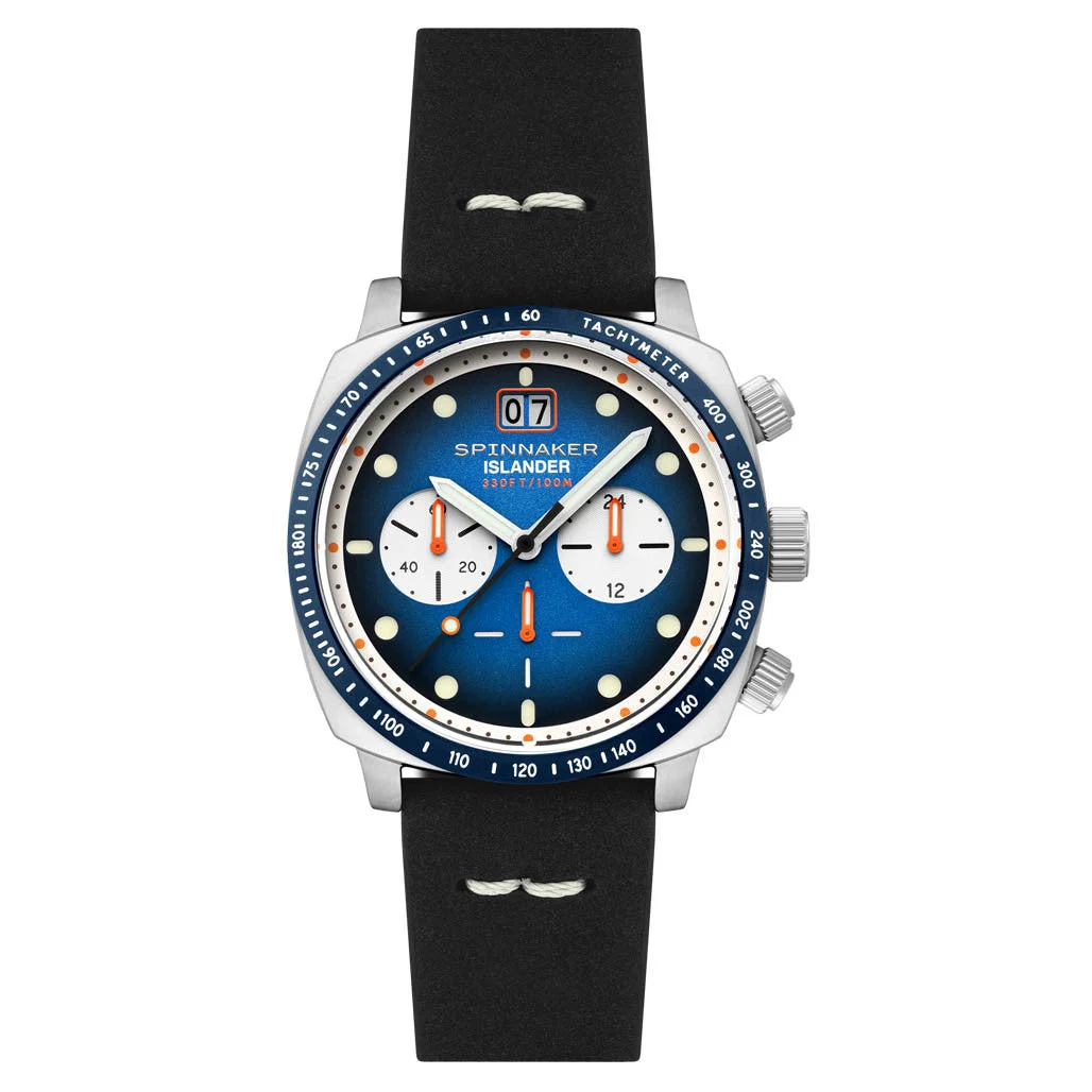Spinnaker Islander LE Hull Chronograph with Ocean Blue Dial #SP-5068-LIW0C kol saati