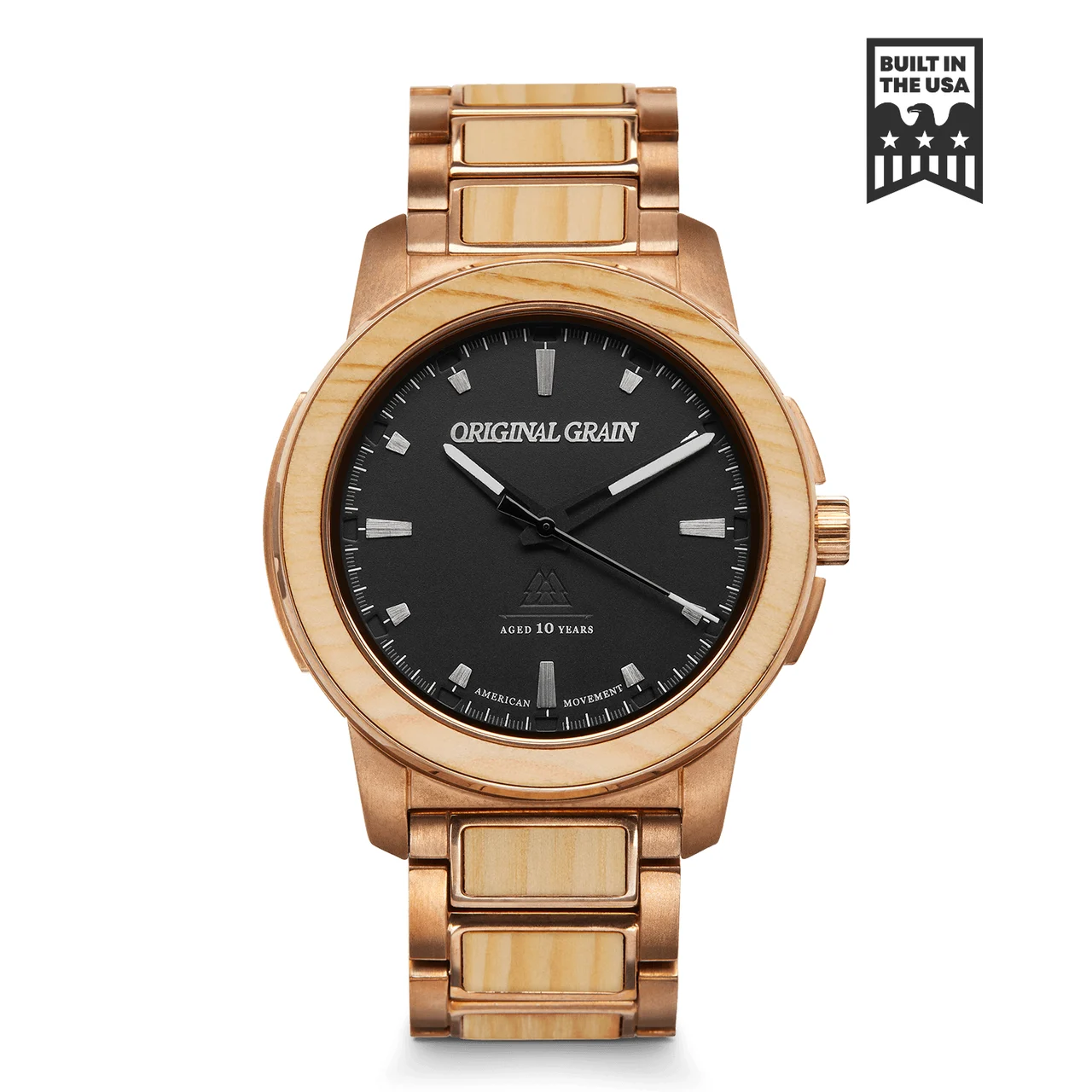 Original Grain Whiskey Barrel OG-11-AH-PRO-BRZ 42 mm kol saati