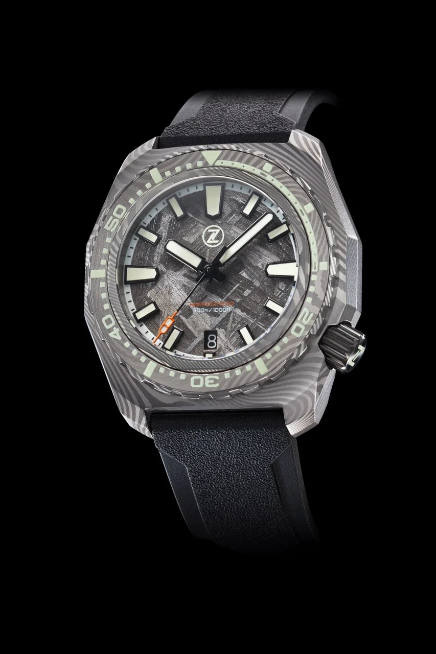 Zelos Hammerhead V3 300m SS Damascus Limited Edition 22 mm kol saati