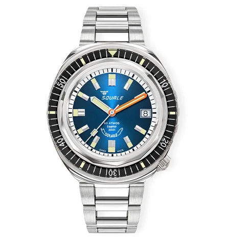 Squale Sunray Blue 2001BKBL.AC kol saati