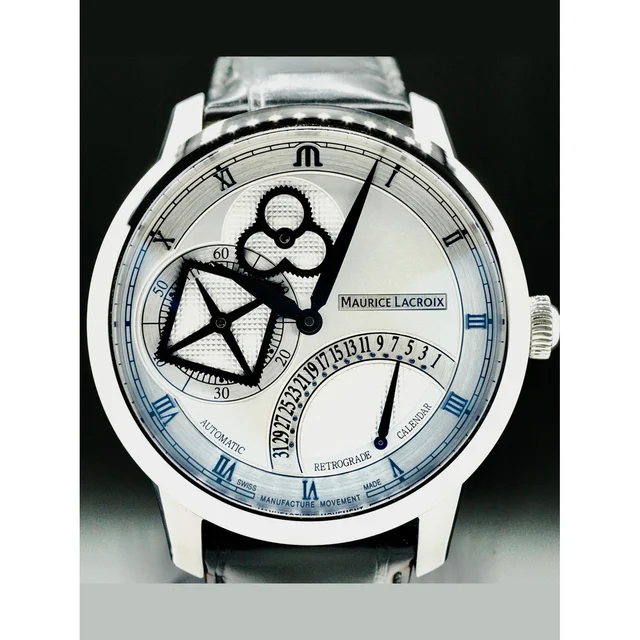 Maurice Lacroix Masterpiece Square Wheel Retrograde 210000047527 kol saati