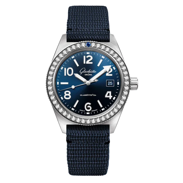 Glashutte Original Glashütte Original SeaQ Diamonds Bezel 1-39-11-09-82-08 kol saati