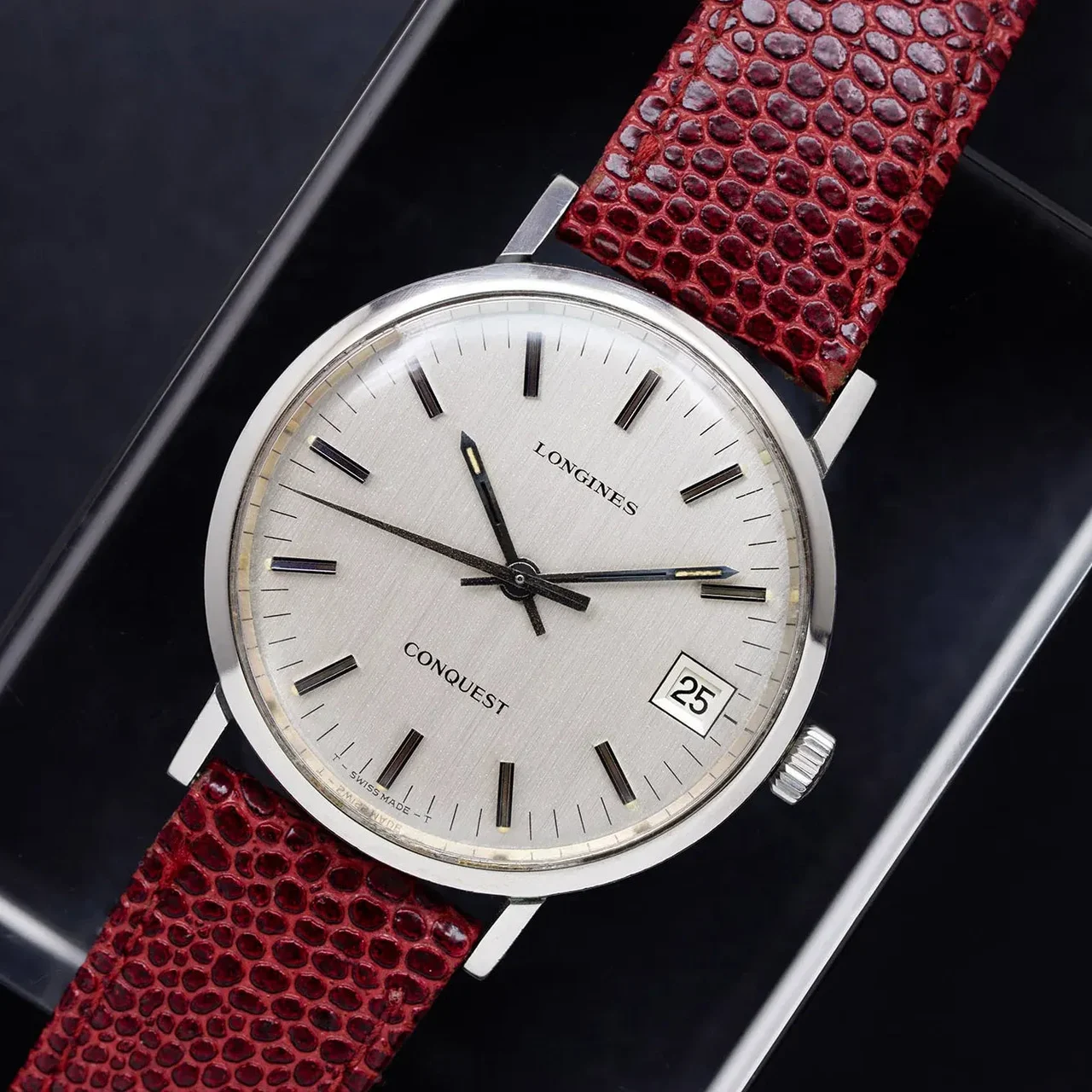Longines Conquest, Ref. 1505-1, Cal. 6952, Men’s Manual Wind Vintage 35 mm kol saati