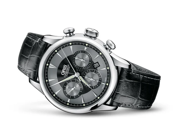 Oris Artelier Chronograph 01 676 7603 4054-07 5 22 71FC kol saati