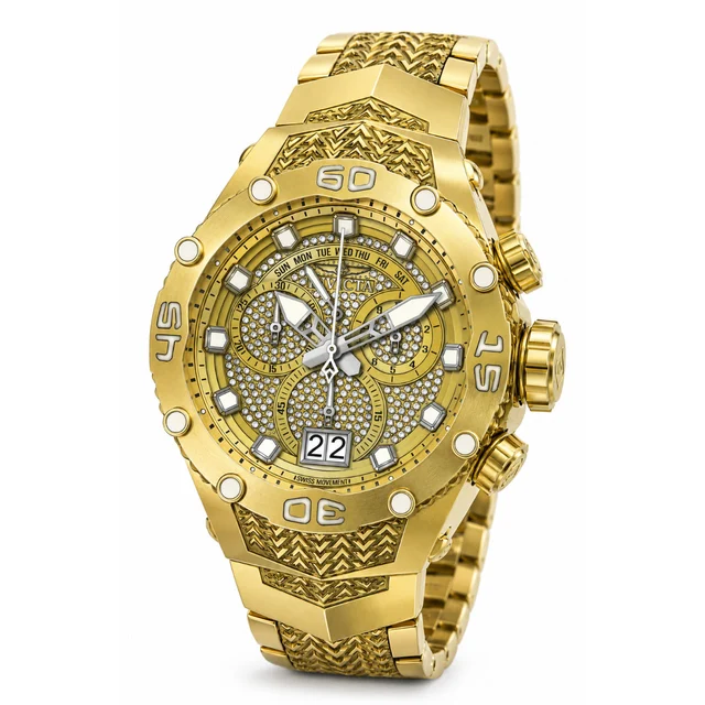 Invicta Subaqua Noma VIII 2.02 Carat Diamond Swiss Ronda 8040.N Caliber Watch - 49mm. Gold