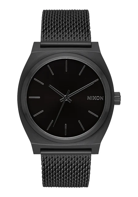 Nixon US Time Teller Milanese - All Black A1187-001-00 kol saati