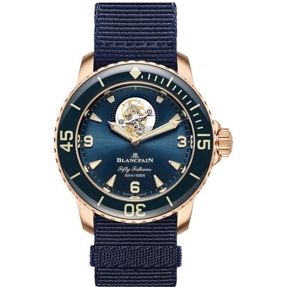 Blancpain Fifty Fathoms Tourbillon 8 Jours 55025 36B40 NAOA 45 mm kol saati