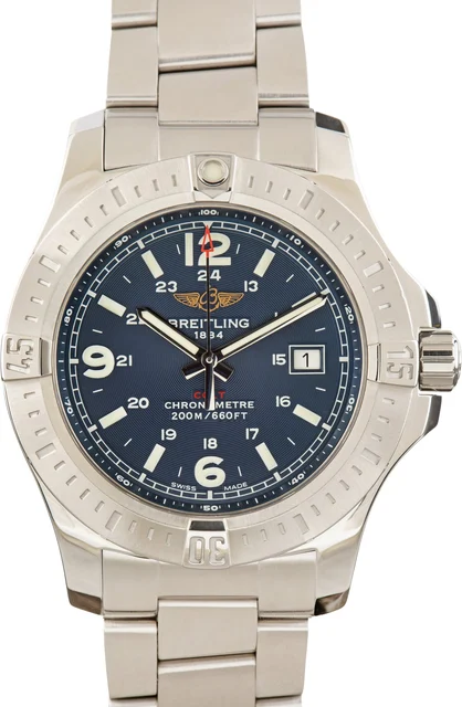 Breitling Colt Quartz 44 Stainless Steel Blue Dial A7438811/C907 kol saati