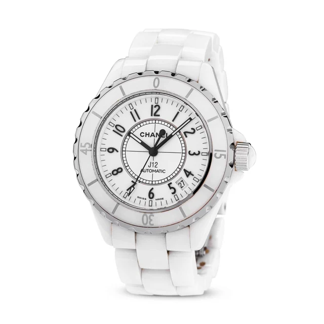 Chanel CHANEL, REF. H0970, J12, WHITE CERAMIC, STAINLESS STEEL kol saati