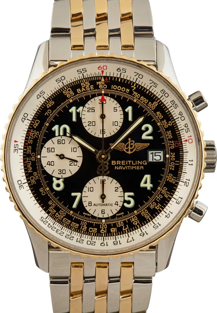 Breitling Old Navitimer II Steel & Gold D13322 kol saati