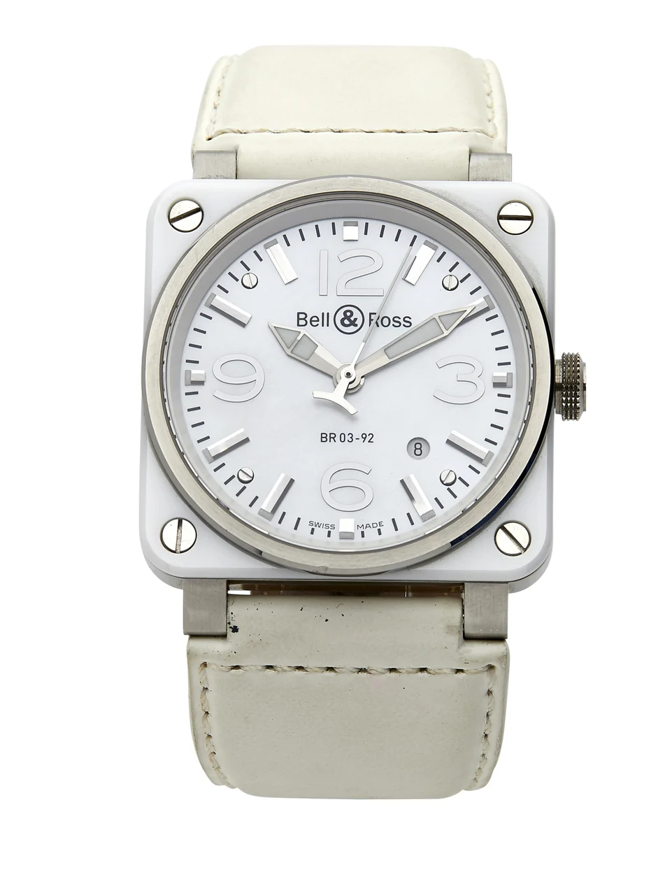 Bell & Ross BELL & ROSS REF. BR03-92, STAINLESS STEEL AND CERAMIC 42 mm kol saati
