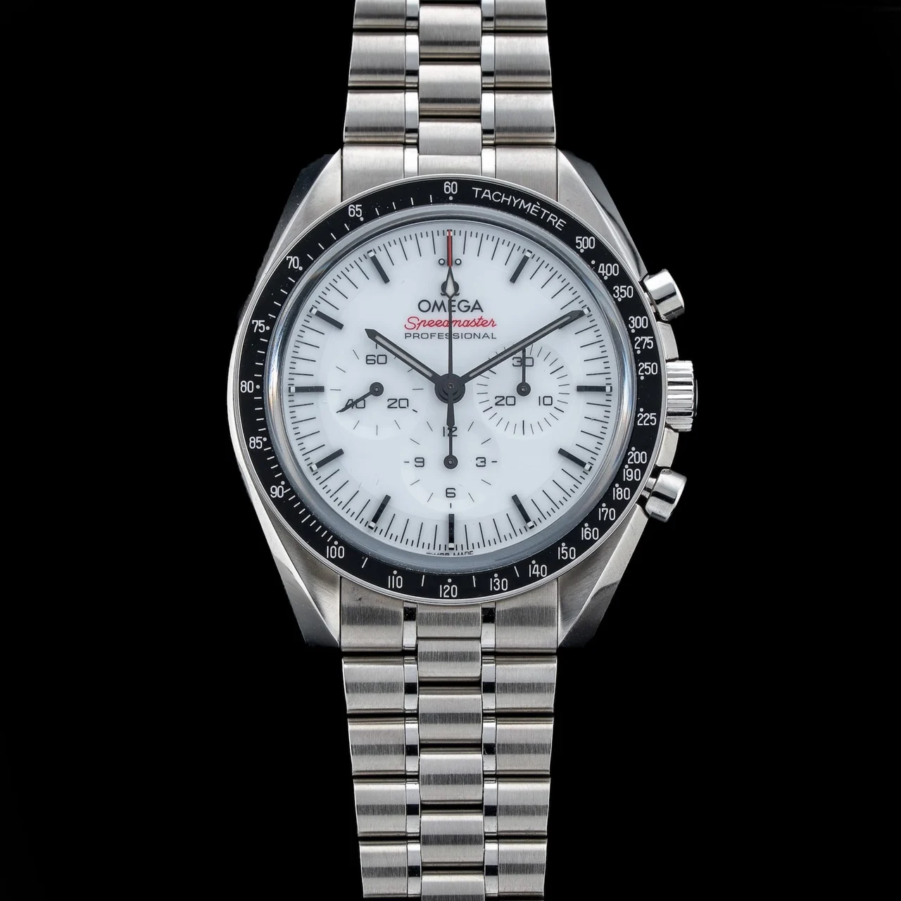 OMEGA Speedmaster Moonwatch Professional White Dial POC210009N37442 42 mm kol saati