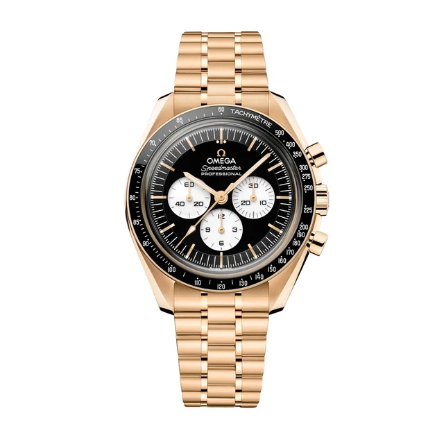OMEGA Speedmaster Moonwatch Professional 18K Moonshine™ Gold "Reverse Panda" 42mm - Black 