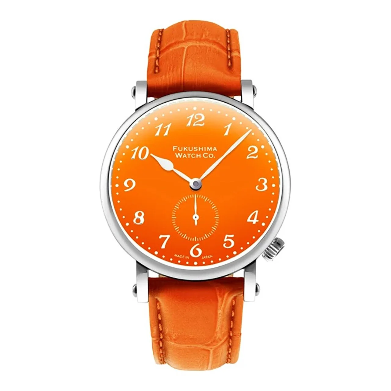 FUKUSHIMA Odaka Persimmon Orange F001.01.07 36 mm kol saati