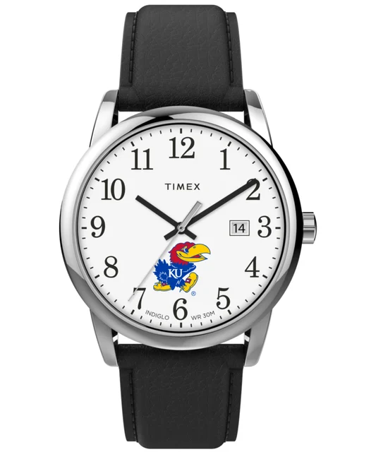 Timex Easy Reader Kansas Jayhawks TWZUKANMXYZ kol saati