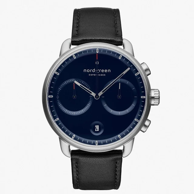 Nordgreen Pioneer 42mm PI42SILEBLNA kol saati