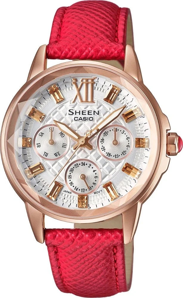 Casio Sheen SHE-3029PGL-7AUDR 34.6 mm kol saati