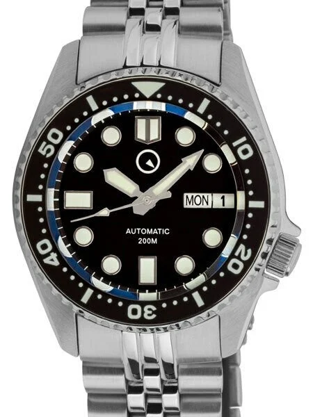 Islander Scratch and Dent - 38mm Automatic Dive Watch AR Sapphire Crystal, and Luminous Ce