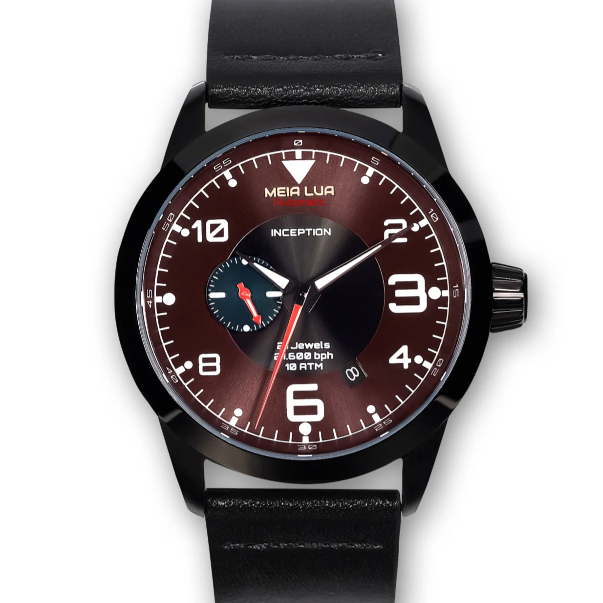 MEIA LUA Watches Moonmetal-drk-blk 42 mm kol saati