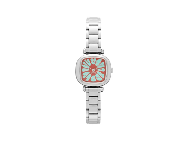 Komono Moneypenny Flower Tire Teal Red KOM-W4611 kol saati