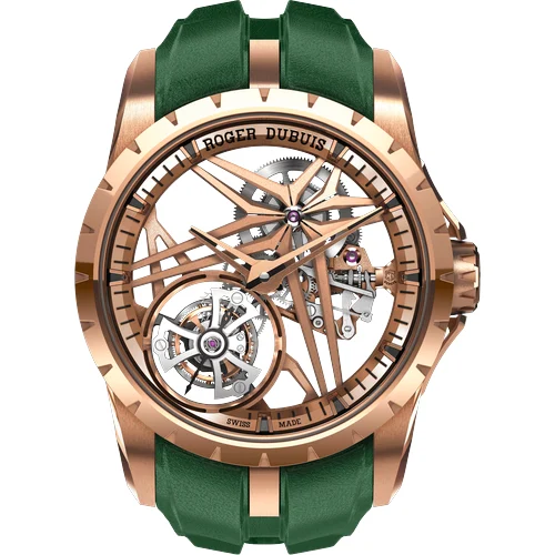 Roger Dubuis Excalibur Monotourbillon Pink Gold RDDBEX0981 42 mm kol saati
