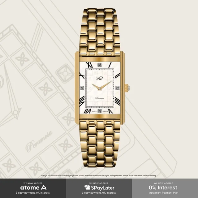 Fatehwatches Peramosa Lilia Gold kol saati