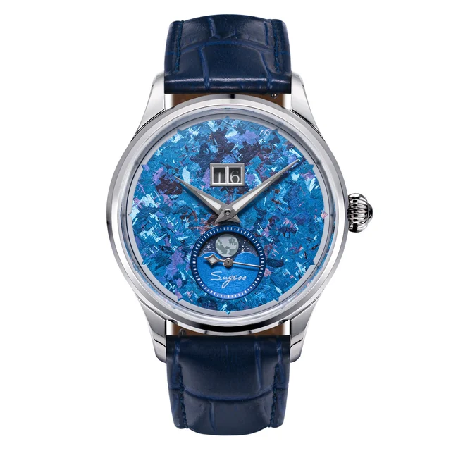 Sugess MoonPhase Master Automatic Blue Dial S401 MoonPhase Master Automatic Blue Dial kol
