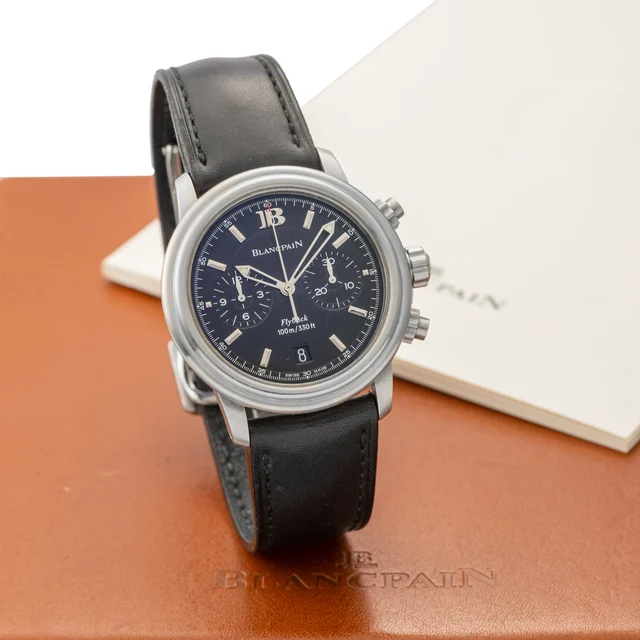 Blancpain BLANCPAIN, REF. 2182, LEMAN AQUA LUNG FLYBACK CHRONOGRAPH, STEEL kol saati