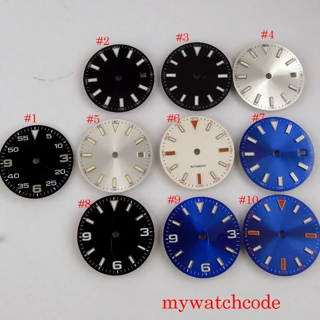 Tandorio Sterile Watch Dial For MIYOTA 82 Series Mingzhu 2813 Automatic Movement Luminous