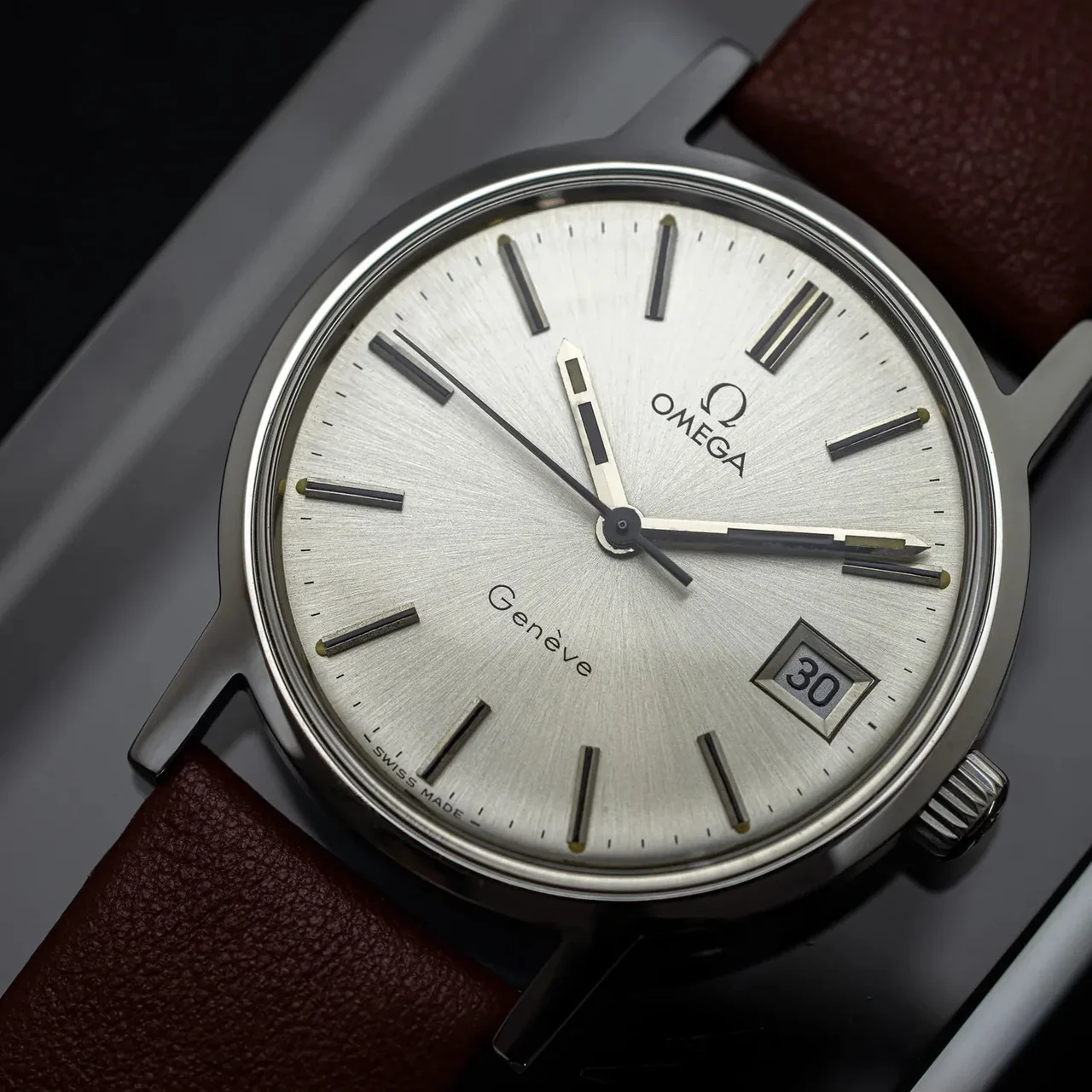 OMEGA Geneve, Ref. 136.098, Cal. 613, Men’s Manual Wind Vintage Wa 35 mm kol saati