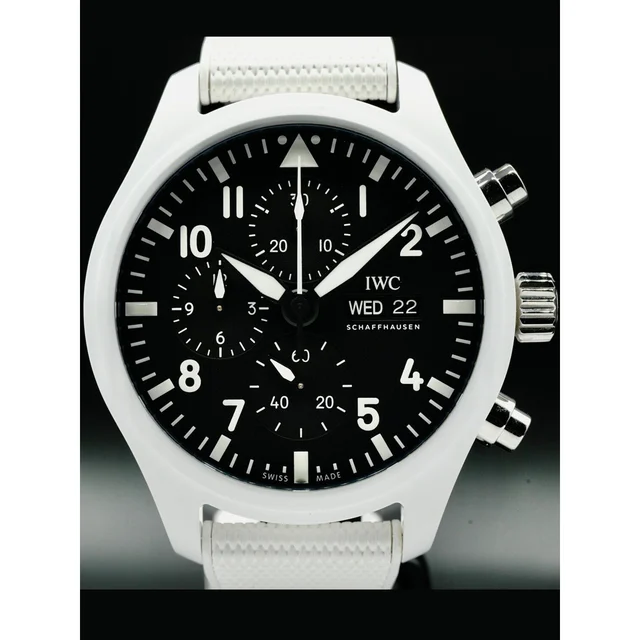 IWC Pilot Chronograph Top Gun Lake Tahoe IW389105 210000071045 kol saati