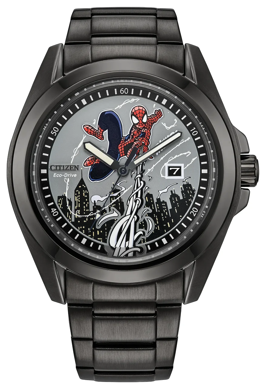Citizen Spider-Man Swings AW1437-61W 43 mm kol saati