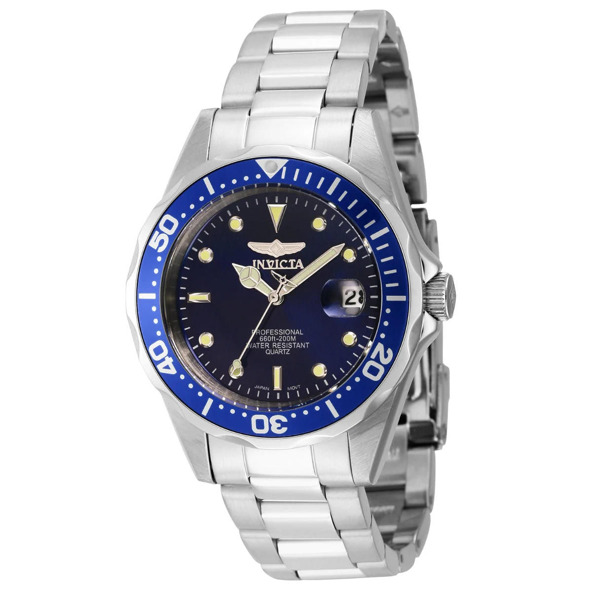 Invicta Pro Diver Watch - 37.5mm, Steel (9204) 37.5 mm kol saati