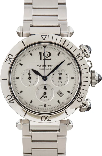 Cartier Pasha De Stainless Steel WSPA0018 kol saati