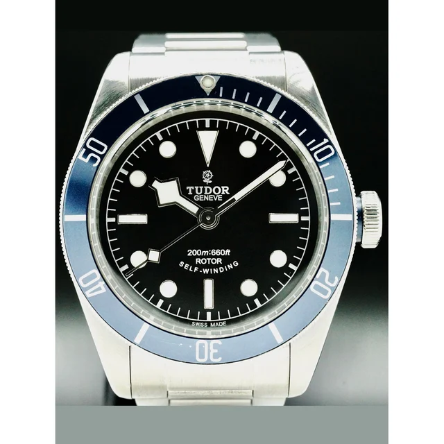 Tudor Black Bay Black Dial Blue Bezel 210000042917 kol saati