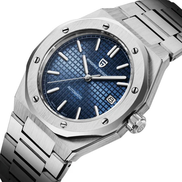 Pagani Design Royal Oak 44537976-silverblue-china kol saati