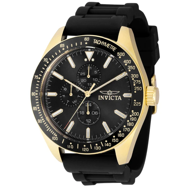 Invicta Aviator Nomad Watch - 45mm. Black (38404) kol saati