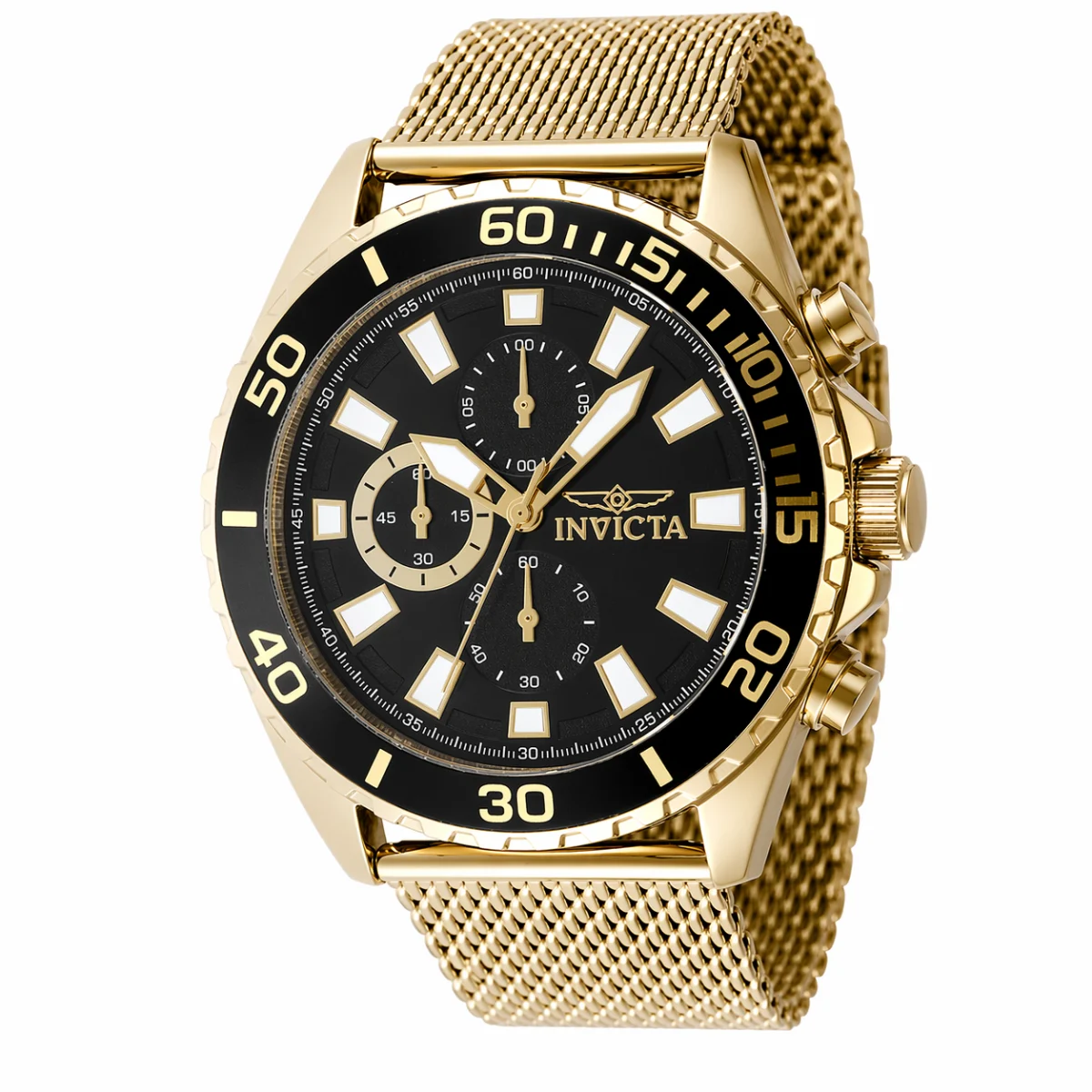 Invicta Pro Diver Nexodus Watch - 46mm. Gold (48828) 46 mm kol saati