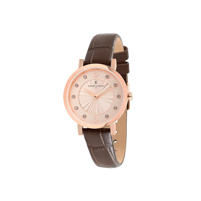 Canal St. Martin Canal St Martin Rose Gold Watch with Brown Strap CCM.0541 kol saati