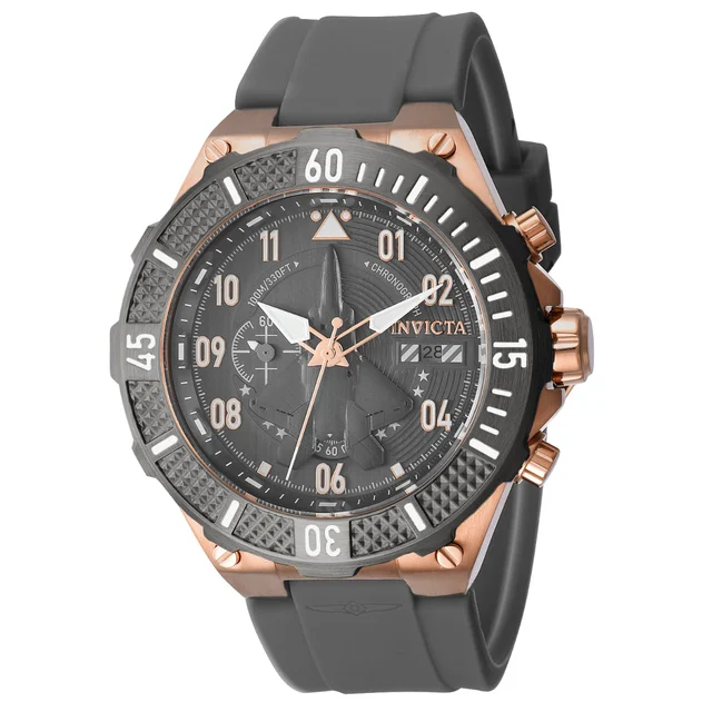 Invicta Aviator Ascend Watch - 50mm, Grey (39895) kol saati