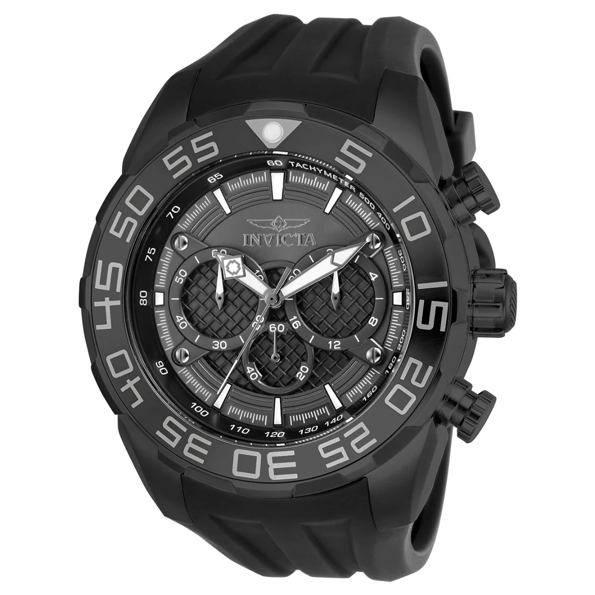 Invicta Speedway SCUBA Typhoon Watch - 50mm. Black (ZG-26308) 50 mm kol saati