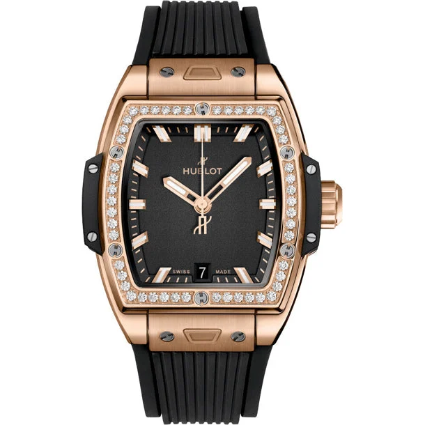 Hublot Spirit of Big Bang King Gold Diamonds 662.OX.1180.RX.1204 kol saati