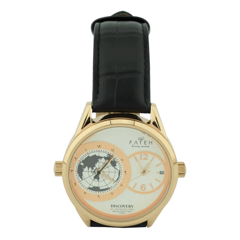 Fatehwatches Discovery Rose Gold 44 mm kol saati
