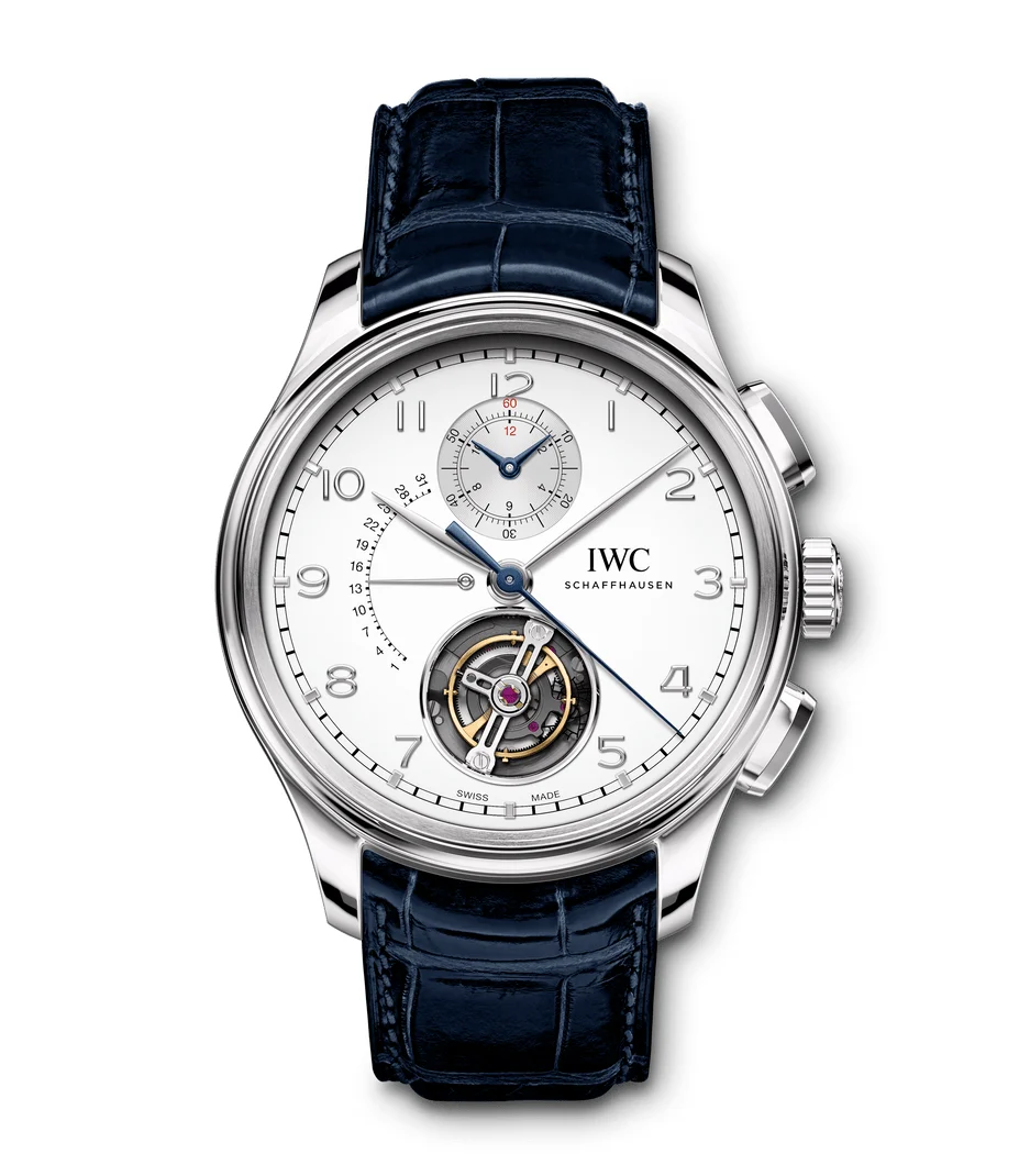 IWC Portugieser Tourbillon Rétrograde Chronograph IW394006 43.5 mm kol saati