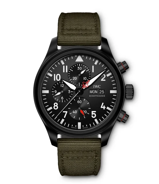 IWC Pilots Watch Chronograph Top Gun Edition Sfti IW389104 kol saati