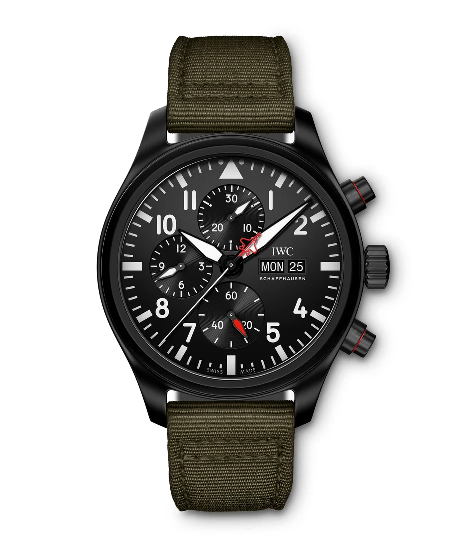 IWC Pilots Watch Chronograph Top Gun Edition Sfti IW389104 44.5 mm kol saati