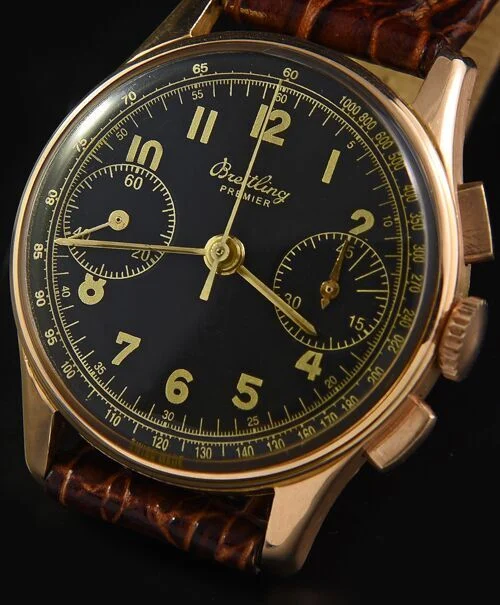 Breitling Premier Chronograph In 18k Solid Rose Gold kol saati