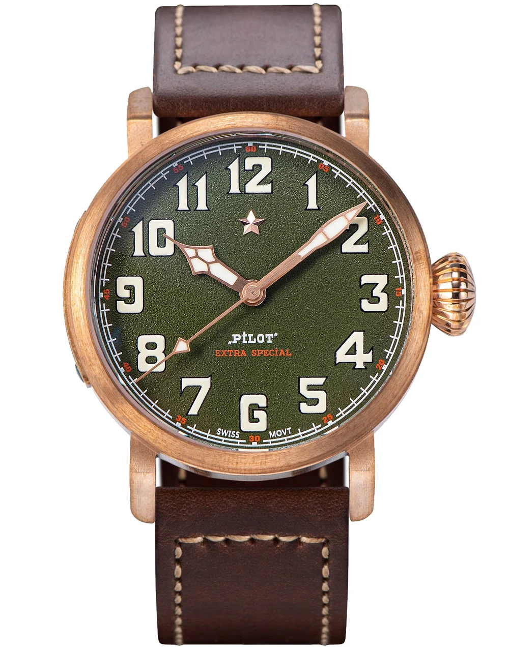 Sugess Pilot Master S408.02 42 mm kol saati